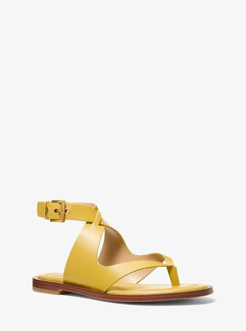 Irene Leather Wrap Sandal