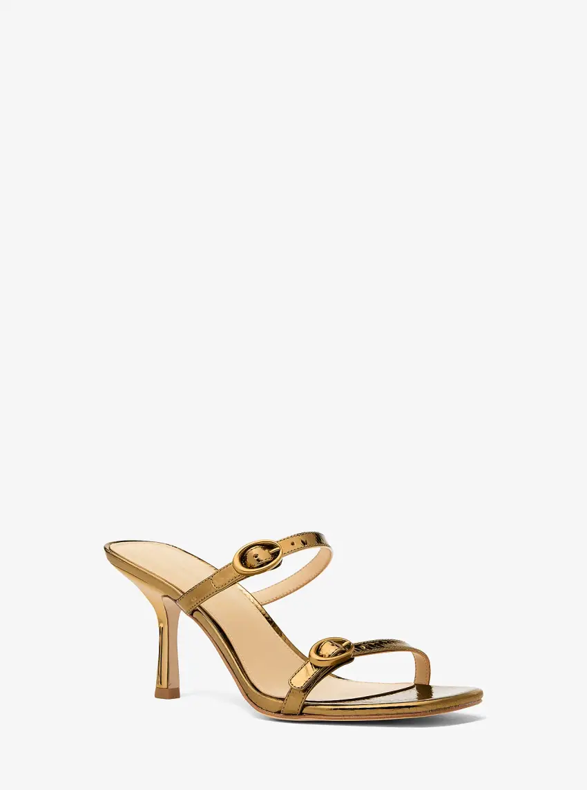 Kya Metallic Leather Sandal